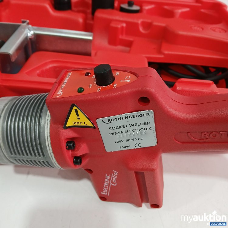 Artikel Nr. 865435 Artikel Nr. 865435: Rothenburger Socket Welder P63-S6 220V 50/60Hz 800W