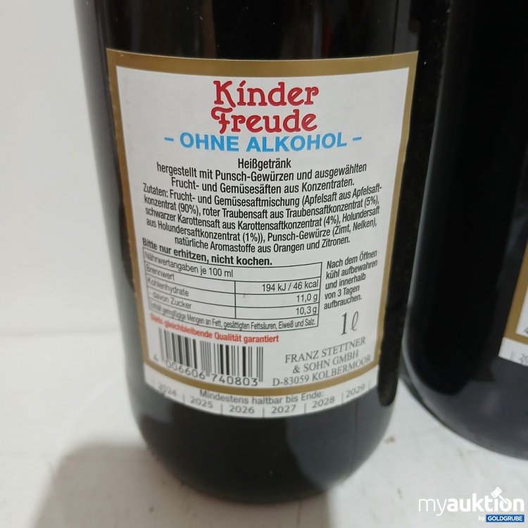 Artikel Nr. 930435: Kinder Freude Heißgetränk ohne Alkohol 1 l