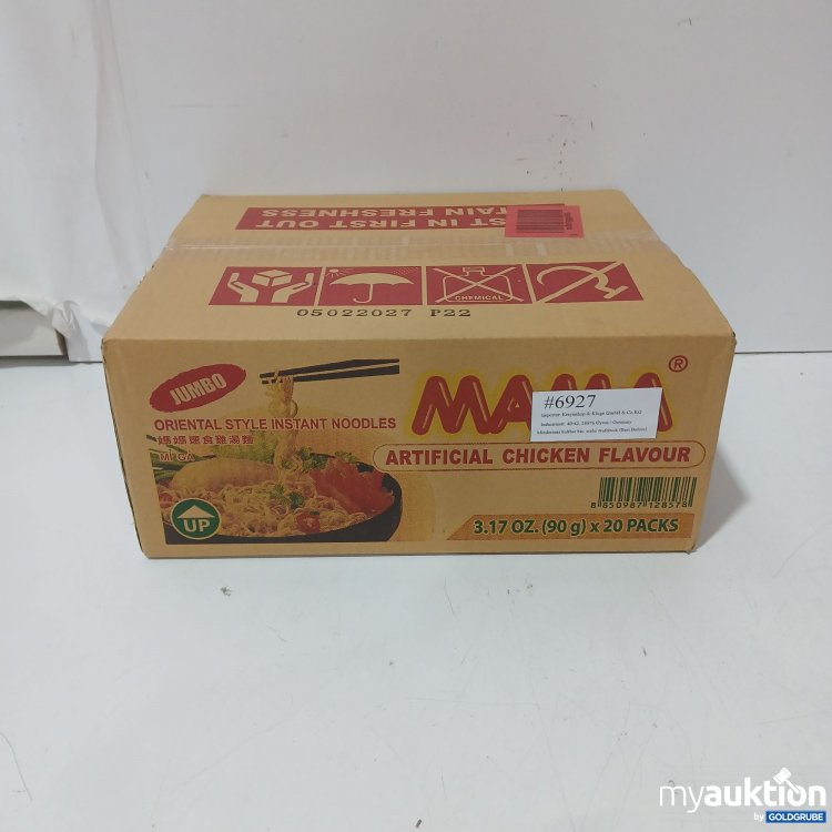 Artikel Nr. 970435 Artikel Nr. 970435: Mama Artificial Chicken Flavour Instant Noodles 20×90g
