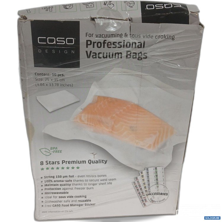 Artikel Nr. 989435 Artikel Nr. 989435: Caso Design Professional Vacuum Bags 50Stk 25x35cm