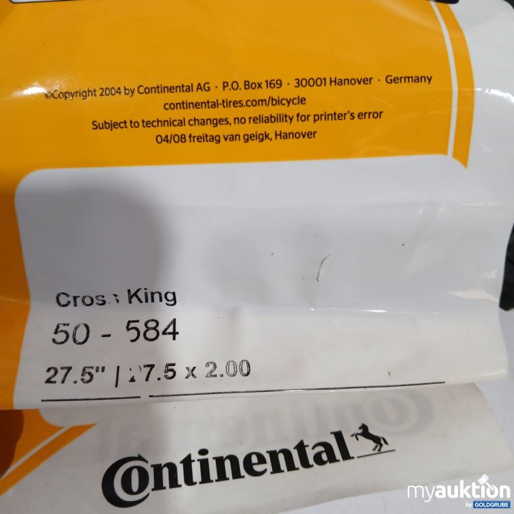 Artikel Nr. 442436: Continental Cross King Fahrrad Reifen 27.5x2.00 50-584