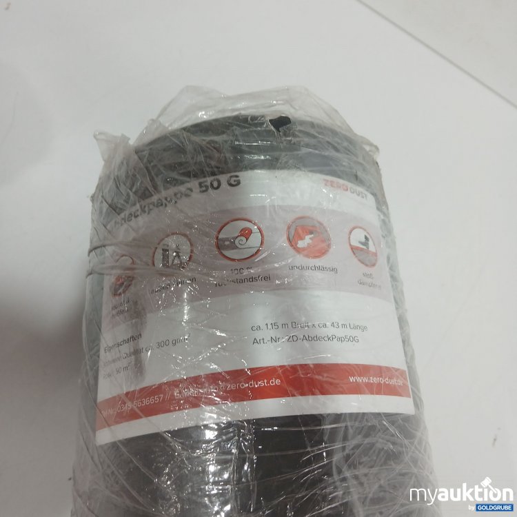 Artikel Nr. 444436 Artikel Nr. 444436: Zero Dust Abdeckpappe 50G ca. 115m Breit x 43m Länge