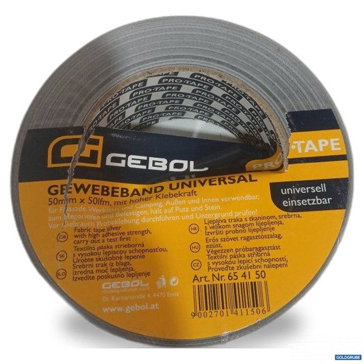 Artikel Nr. 471436: Gebol Gewebeband Universal 50 mm x 50lfm