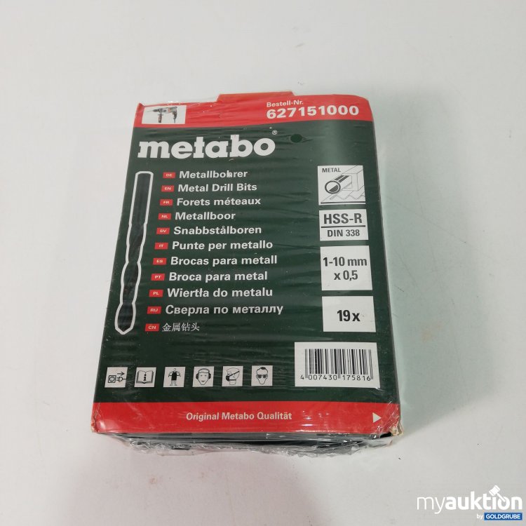 Artikel Nr. 785436 Artikel Nr. 785436: Metabo Metallbohrer 627151000