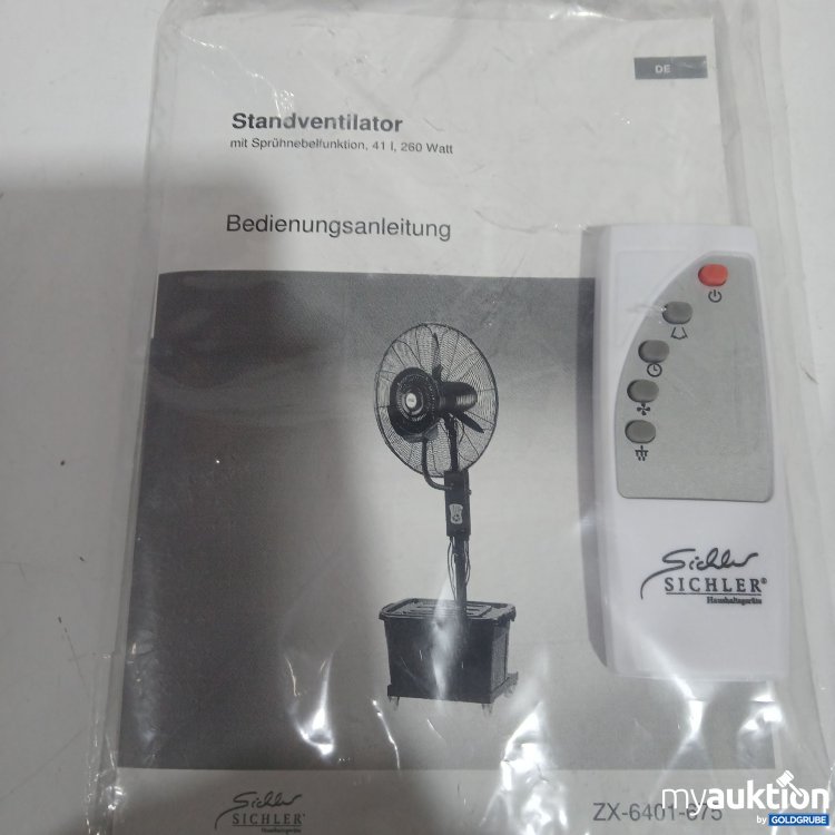 Artikel Nr. 876436: Sichler Standventilator mit Sprühnebelfunktion ZX-6401-675
