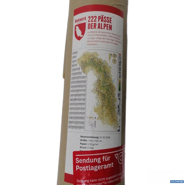 Artikel Nr. 889436: Marmota 222 Pässe der Alpen 140x100cm 