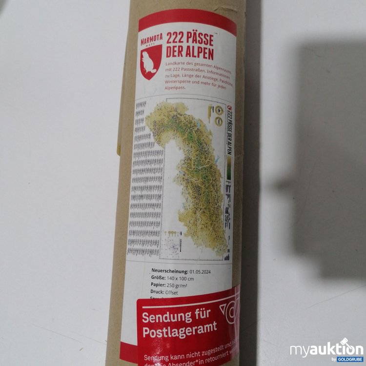 Artikel Nr. 889436: Marmota 222 Pässe der Alpen 140x100cm 