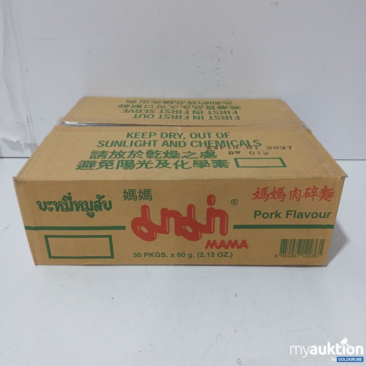 Artikel Nr. 970436 Artikel Nr. 970436: Mama Instant Noodles Pork Flavour 30×60g