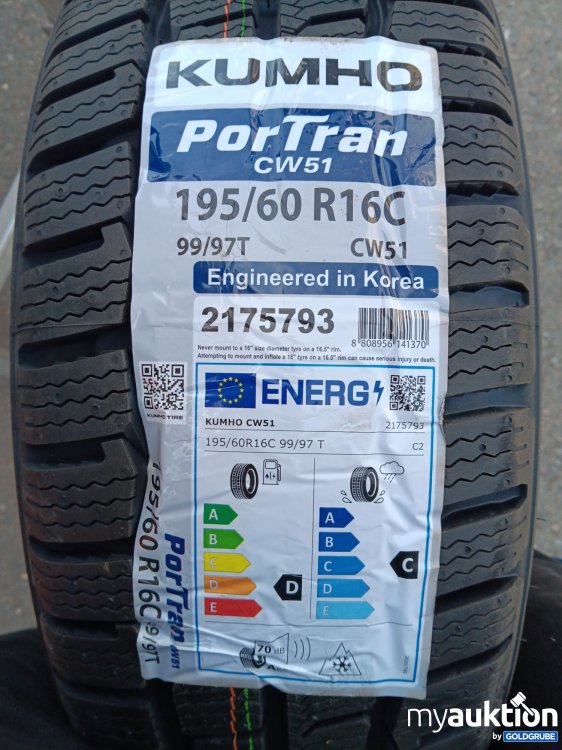 Artikel Nr. 440437: Kumho Por Tran CW 51 195/60 R16C 99/97T