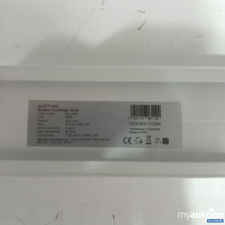 Artikel Nr. 444437: Maytoni Busbar trunkings Unity 20x34x2000mm TRX001-112W