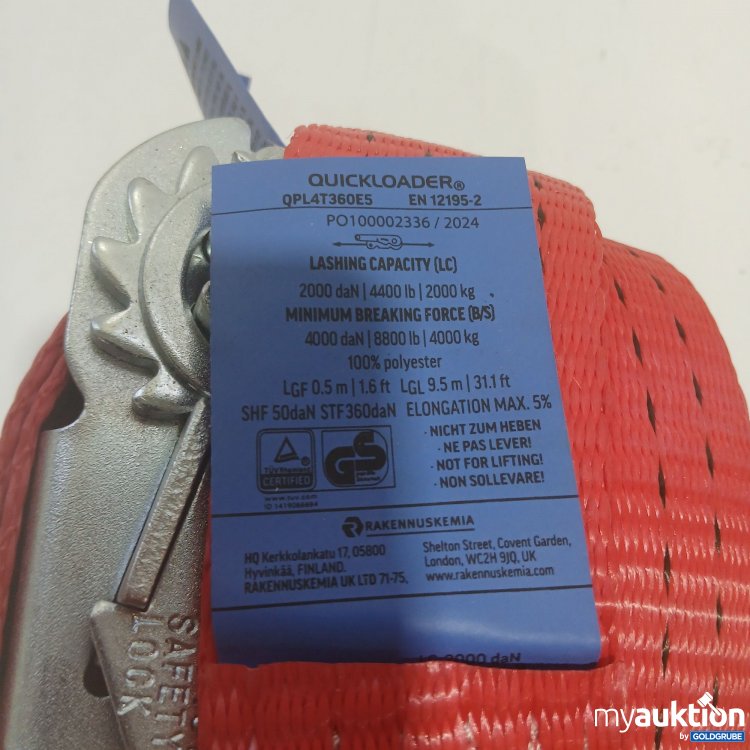 Artikel Nr. 522437 Artikel Nr. 522437: Quickloader Spanngurt