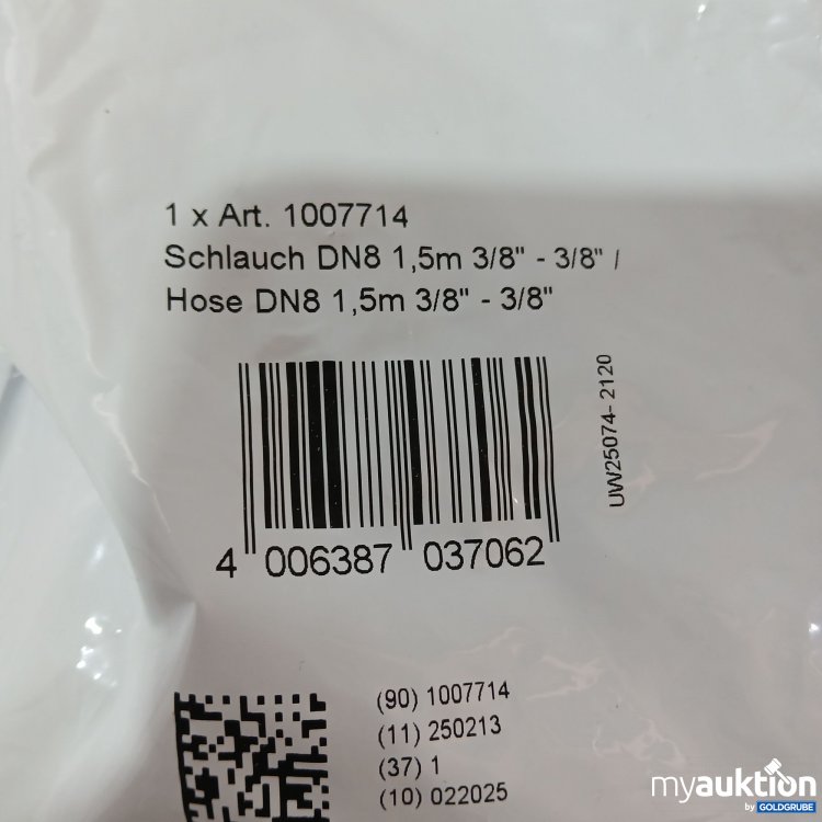 Artikel Nr. 854437 Artikel Nr. 854437: Brita Schlauch DN 8 1.5m 3/8"-3/8" 1007714