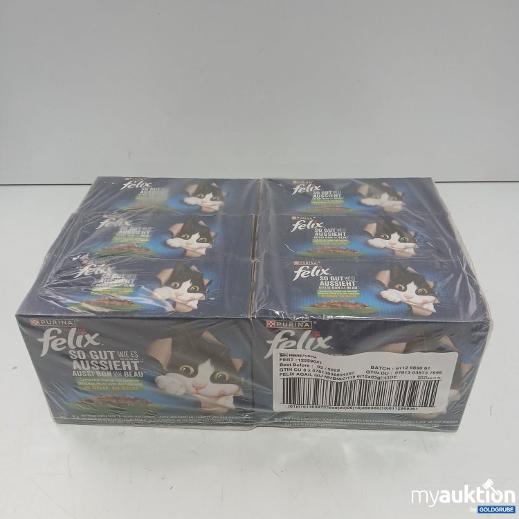 Artikel Nr. 980437: Purina Felix Gemischte Vielfalt mit Gemüse in Gelee 6Stk mit 12x85g 