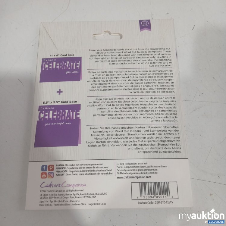 Artikel Nr. 996437 Artikel Nr. 996437: Crafter's Companion gemini 5Pc