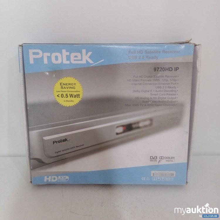 Artikel Nr. 332438 Artikel Nr. 332438: Protek Full HD Satellite Receiver USB 2.0 Ready 9720HD IP