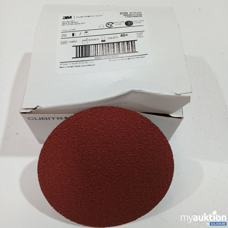 Artikel Nr. 395438 Artikel Nr. 395438: 3M Hookit Schleifscheibe 947A 115mm P 40