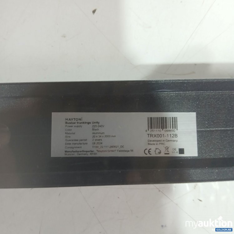 Artikel Nr. 444438 Artikel Nr. 444438: Maytoni Busbar trunkings Unity 20x34x2000mm TRX001-112B