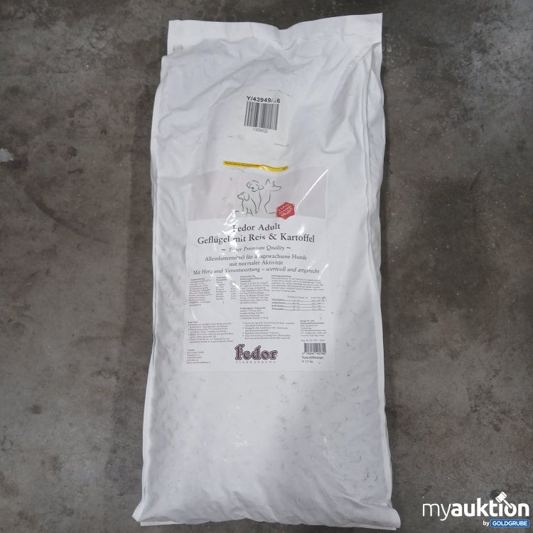 Artikel Nr. 470438: Fedor Adult Geflügel mit Reis & Kartoffel 15 kg