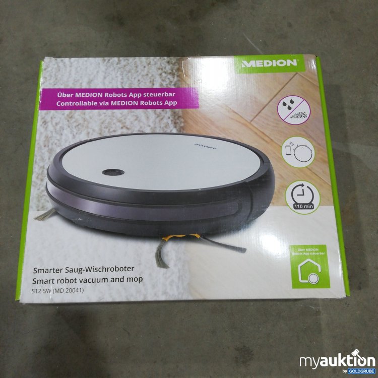 Artikel Nr. 757438 Artikel Nr. 757438: Medion Smarter Saug Wischroboter S12 W