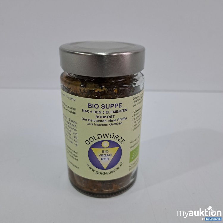 Artikel Nr. 817438 Artikel Nr. 817438: Goldwürze Bio Suppe Rohkost 200g