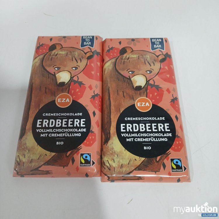 Artikel Nr. 818438: EZA Cremeschokolade Erdbeere je 100g