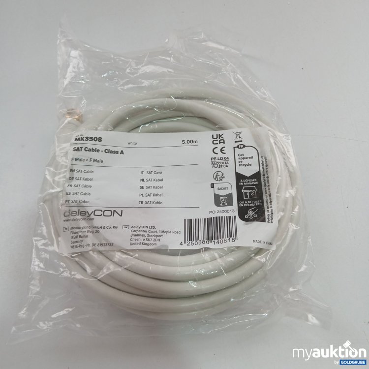 Artikel Nr. 843438 Artikel Nr. 843438: DeleyCON SAT Cable- Class A MK3508 5m