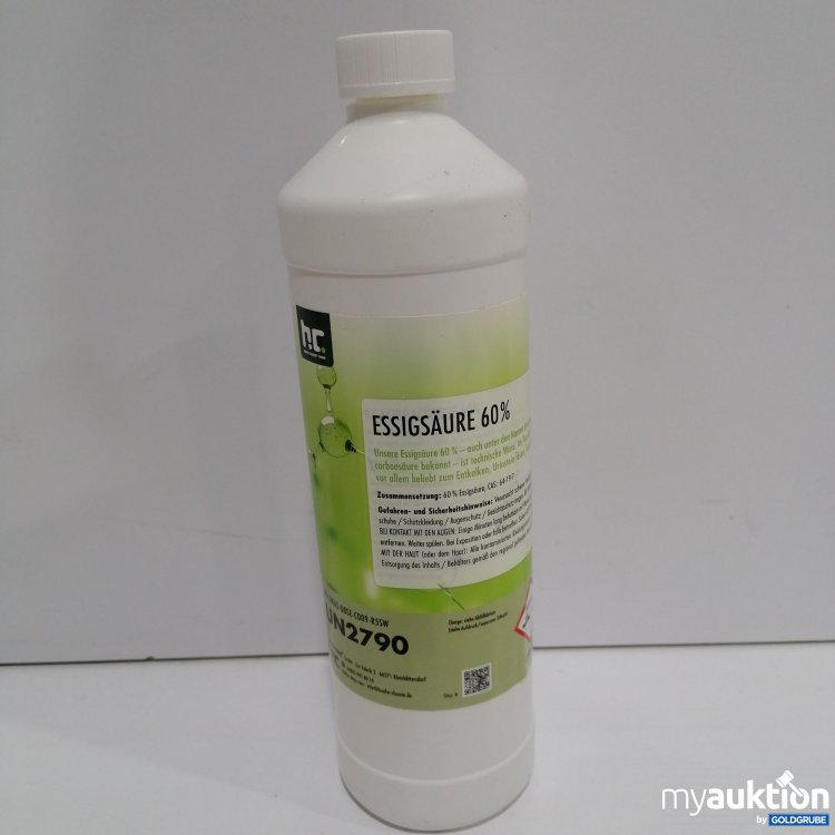 Artikel Nr. 875438 Artikel Nr. 875438: HC Essigsäure 60% 1L
