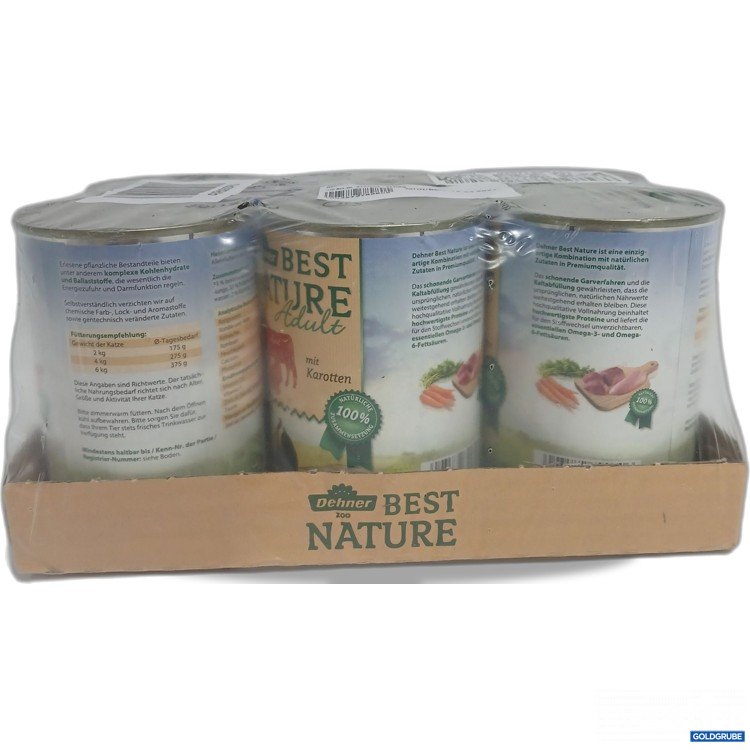 Artikel Nr. 882438: Dehner Best Natur Adult Katzenfutter Rind&Pute 6x400g