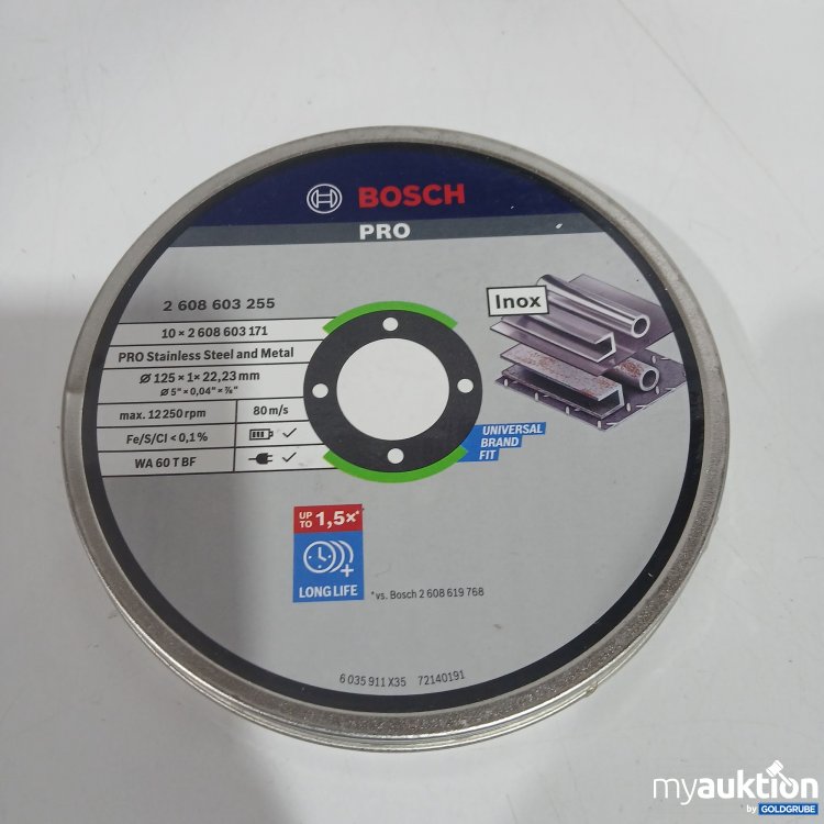 Artikel Nr. 898438: Bosch Pro Stainless Steel and Metal 2608603255 10Stk 