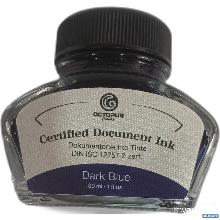 Artikel Nr. 932438: Octopus Certified Document Ink Dark blue 30ml 
