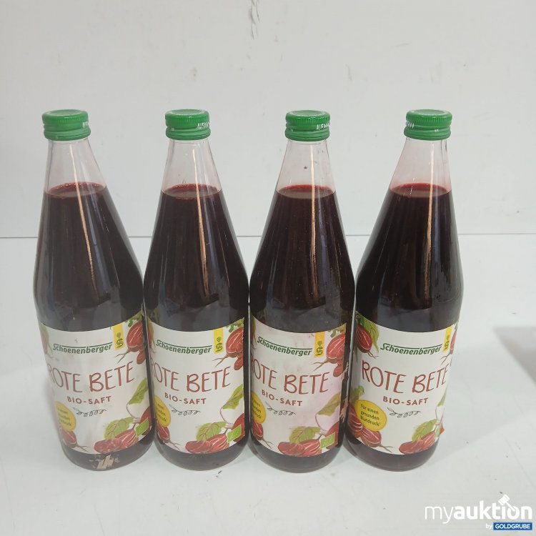 Artikel Nr. 979438 Artikel Nr. 979438: Schöneberger Rote Bete Bio saft je 750ml