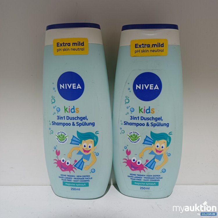 Artikel Nr. 987438: Nivea Kids 3in1 Duschgel, Shampoo & Spülung 2x250ml