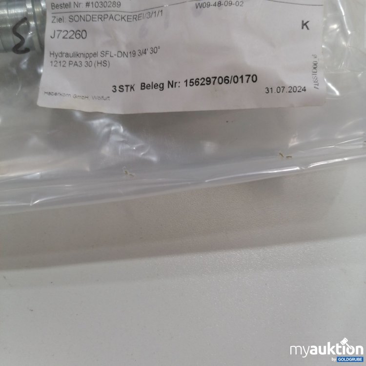 Artikel Nr. 355439 Artikel Nr. 355439: Hydrauliknippel SFL-DN19 3/4'