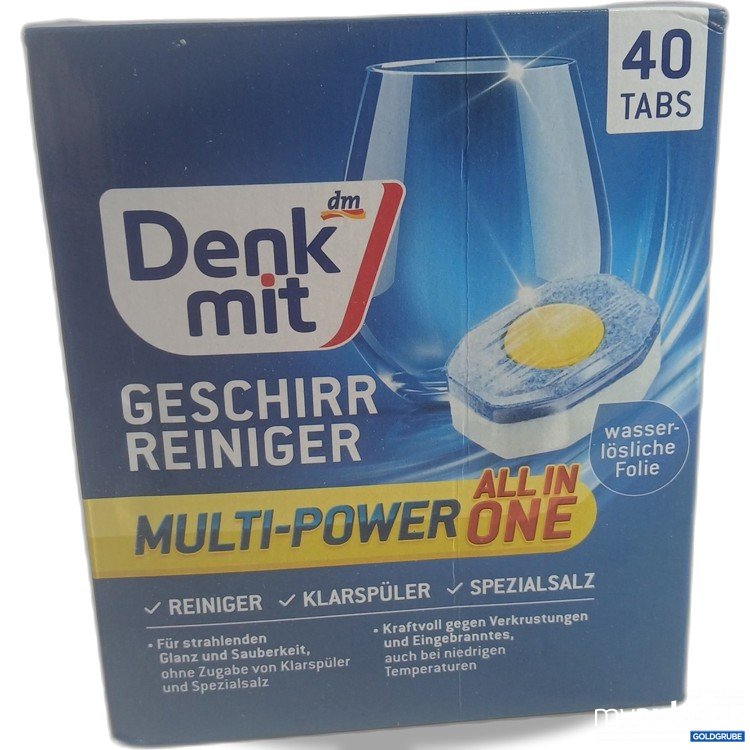 Artikel Nr. 460439 Artikel Nr. 460439: Denk mit Geschirrreiniger Multi-Power All in One 40 Tabs