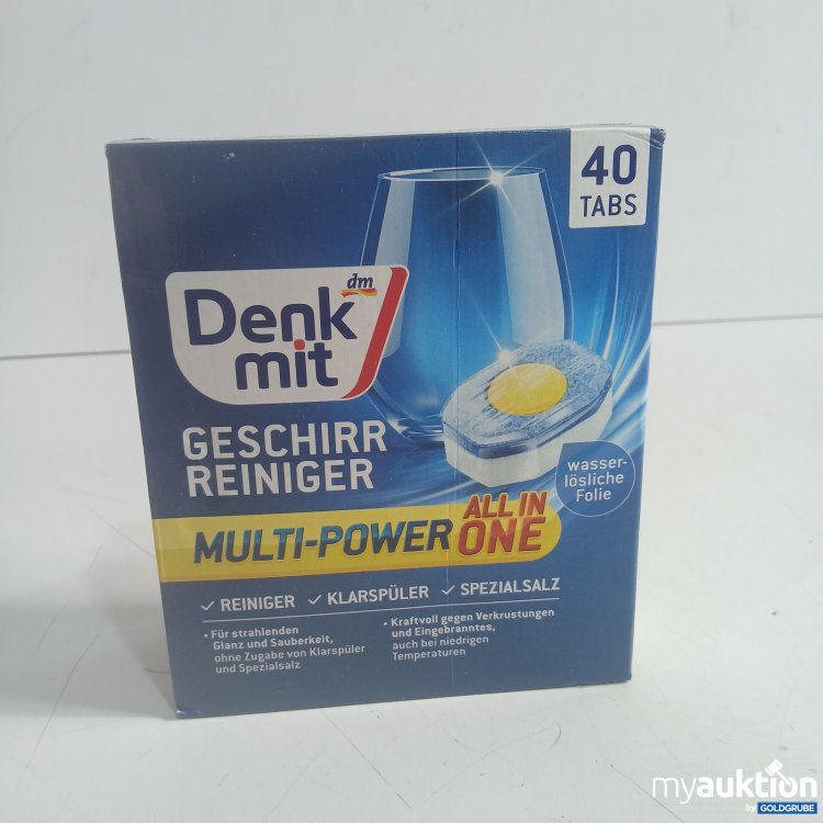 Artikel Nr. 460439 Artikel Nr. 460439: Denk mit Geschirrreiniger Multi-Power All in One 40 Tabs