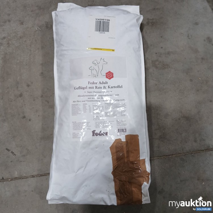 Artikel Nr. 470439: Fedor Adult Geflügel mit Reis & Kartoffel 15 kg Hundefutter