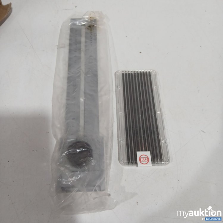 Artikel Nr. 524439: Stahlwerk Streichmass mit flachem Schieber 40mm 0-200 