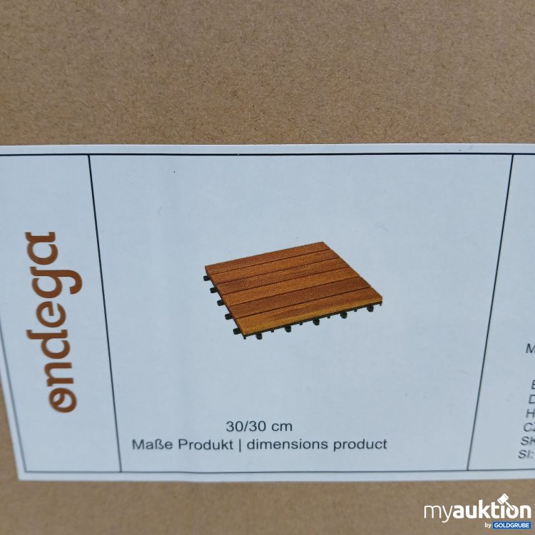 Artikel Nr. 865439: Ondega Terassenplatten Akazienfarbe 30×30cm