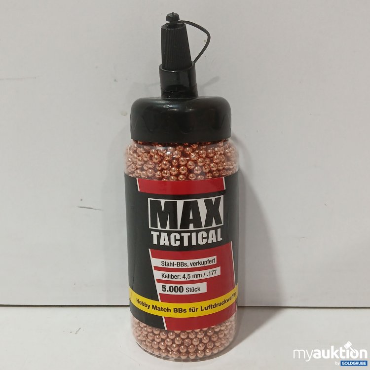 Artikel Nr. 967439: Max Tactical Stahl-BBs, verkupfert, Kaliber 4,5 mm / .177, 5000Stk