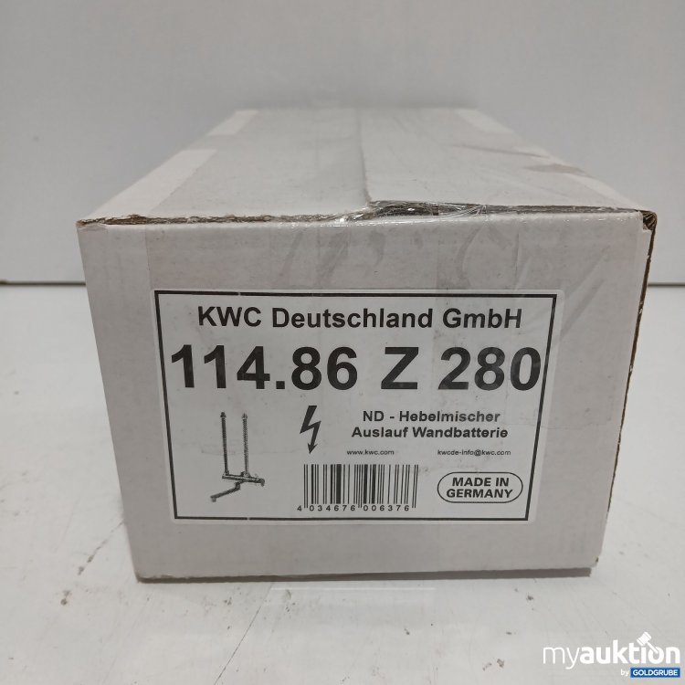 Artikel Nr. 443440: ND - Hebelmischer Auslauf Wandbatterie Art.Nr: 114.86 Z280 