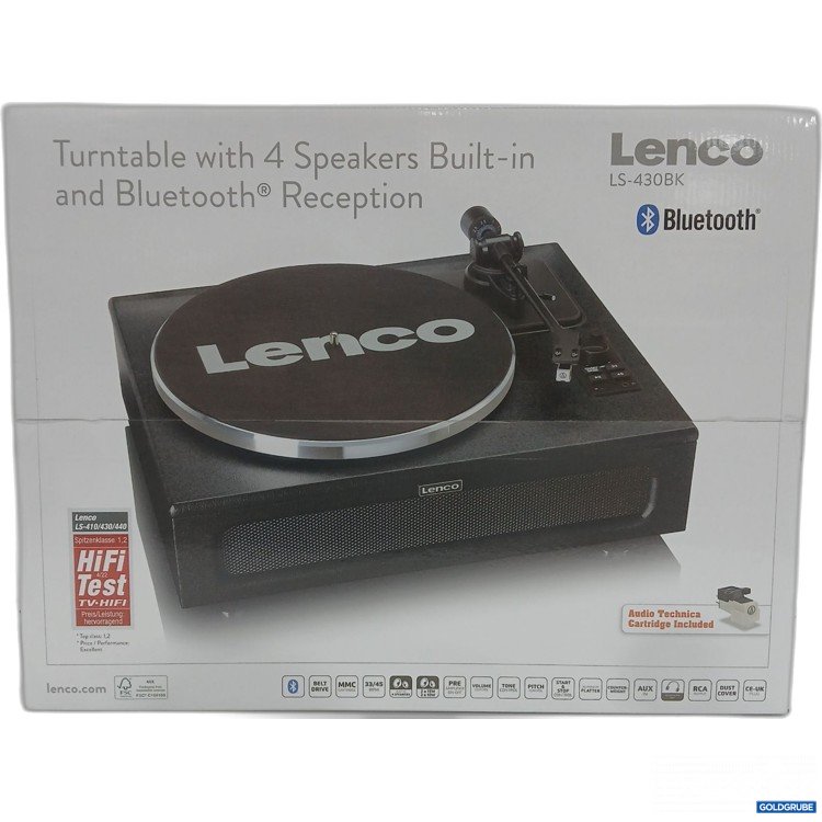 Artikel Nr. 445440: Lenco LS-430BK Turntable with 4 Speakers Built-In & Bluetooth