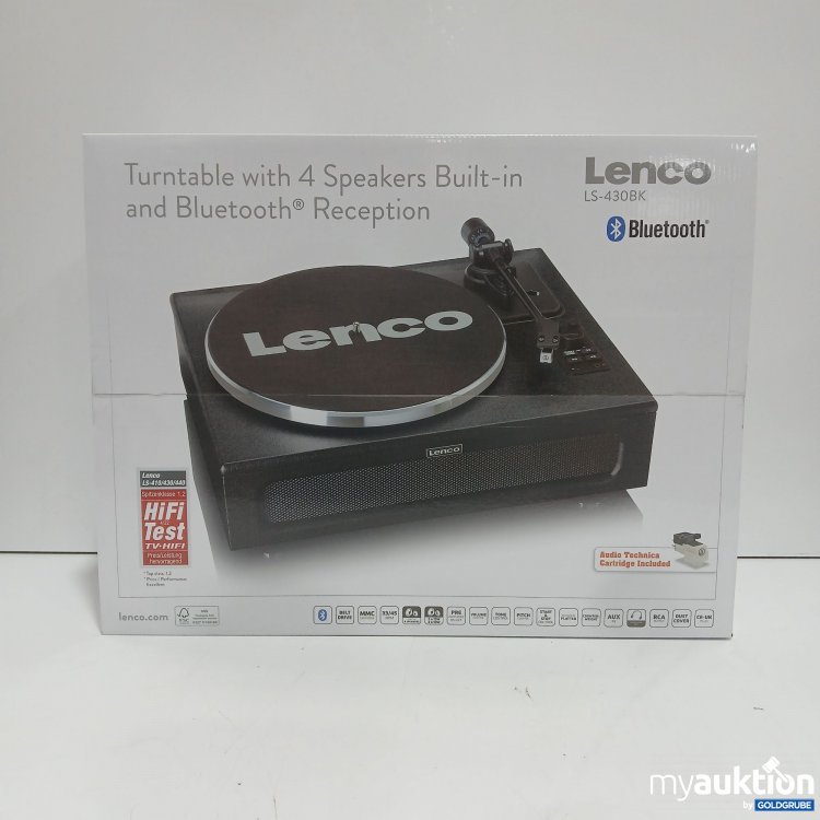 Artikel Nr. 445440: Lenco LS-430BK Turntable with 4 Speakers Built-In & Bluetooth