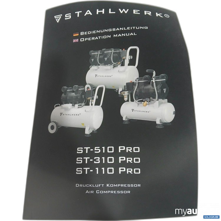 Artikel Nr. 524440: Stahlwerk Druckluft Kompressor 10Bar ST310Pro 