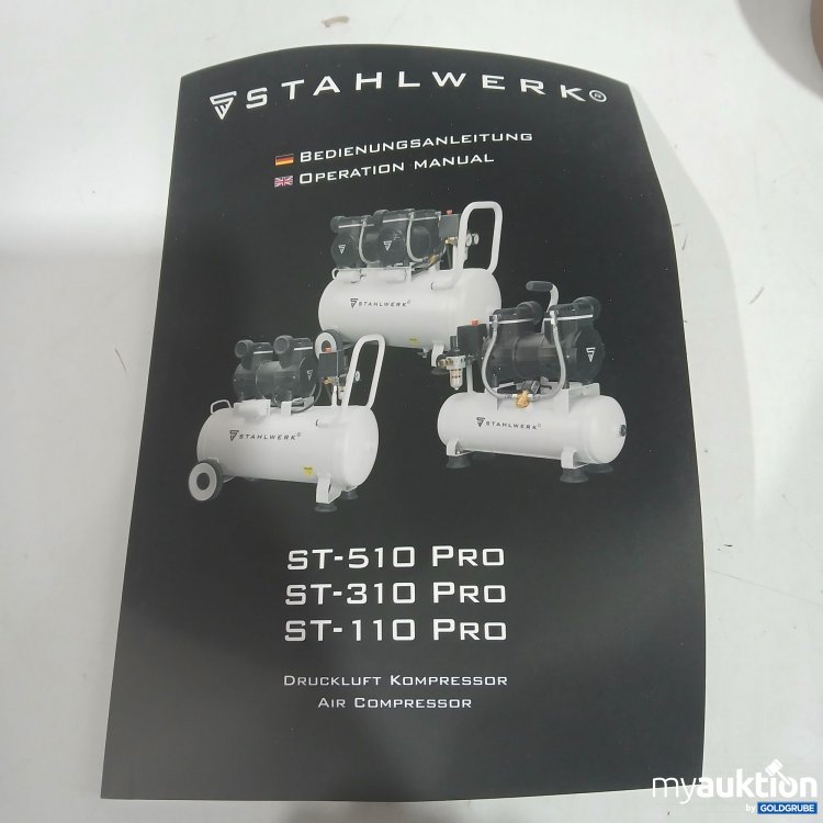 Artikel Nr. 524440: Stahlwerk Druckluft Kompressor 10Bar ST310Pro 