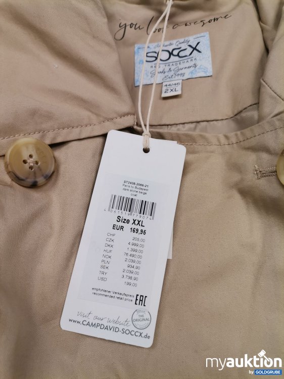 Artikel Nr. 836440: Soccx  Trenchcoat 