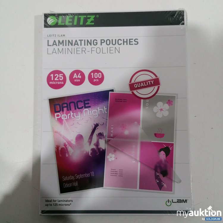 Artikel Nr. 892440: Leitz Laminier-Folien A4 100Stk