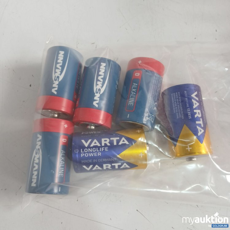 Artikel Nr. 932440: Diverse D Batterien 6Stk 