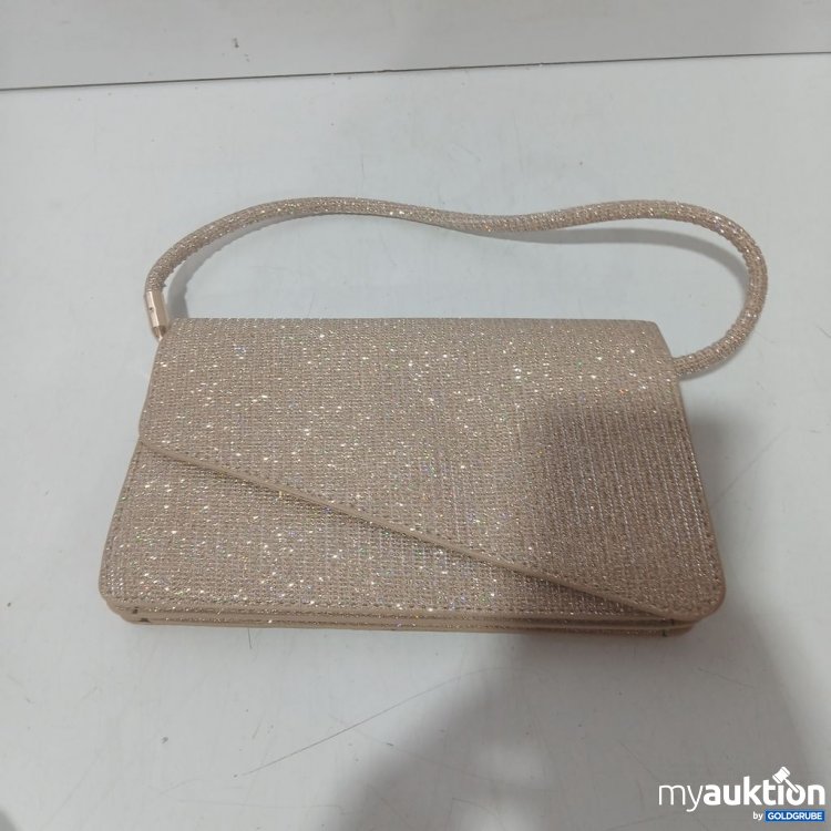 Artikel Nr. 933440: Kleine Handtasche in Roségold mit glitzernder Oberfläche
Ca 23x14cm