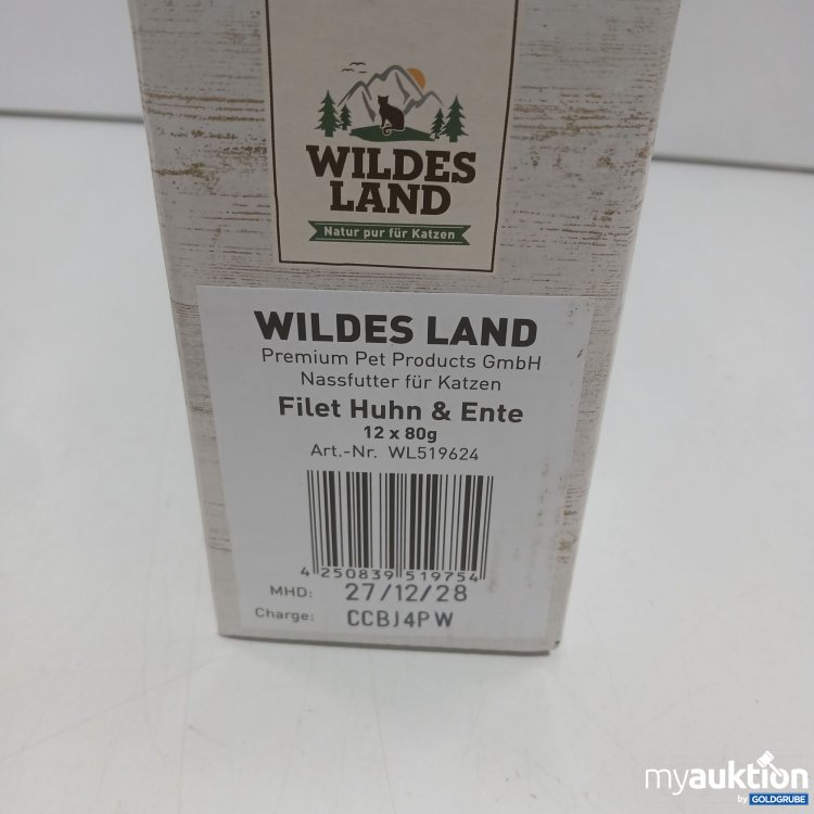 Artikel Nr. 980440: Wildes Land Filet Huhn & Ente 12x800g 