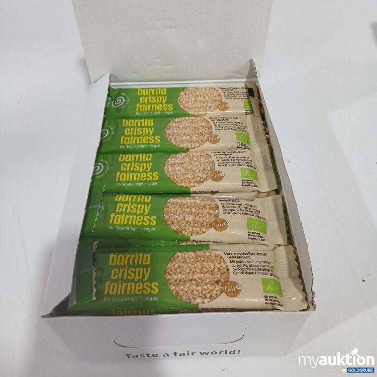 Artikel Nr. 818441: Barrita crispy Fairness Sesamriegel 45x20g